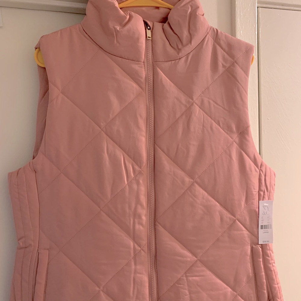 Pink Puffer Vest